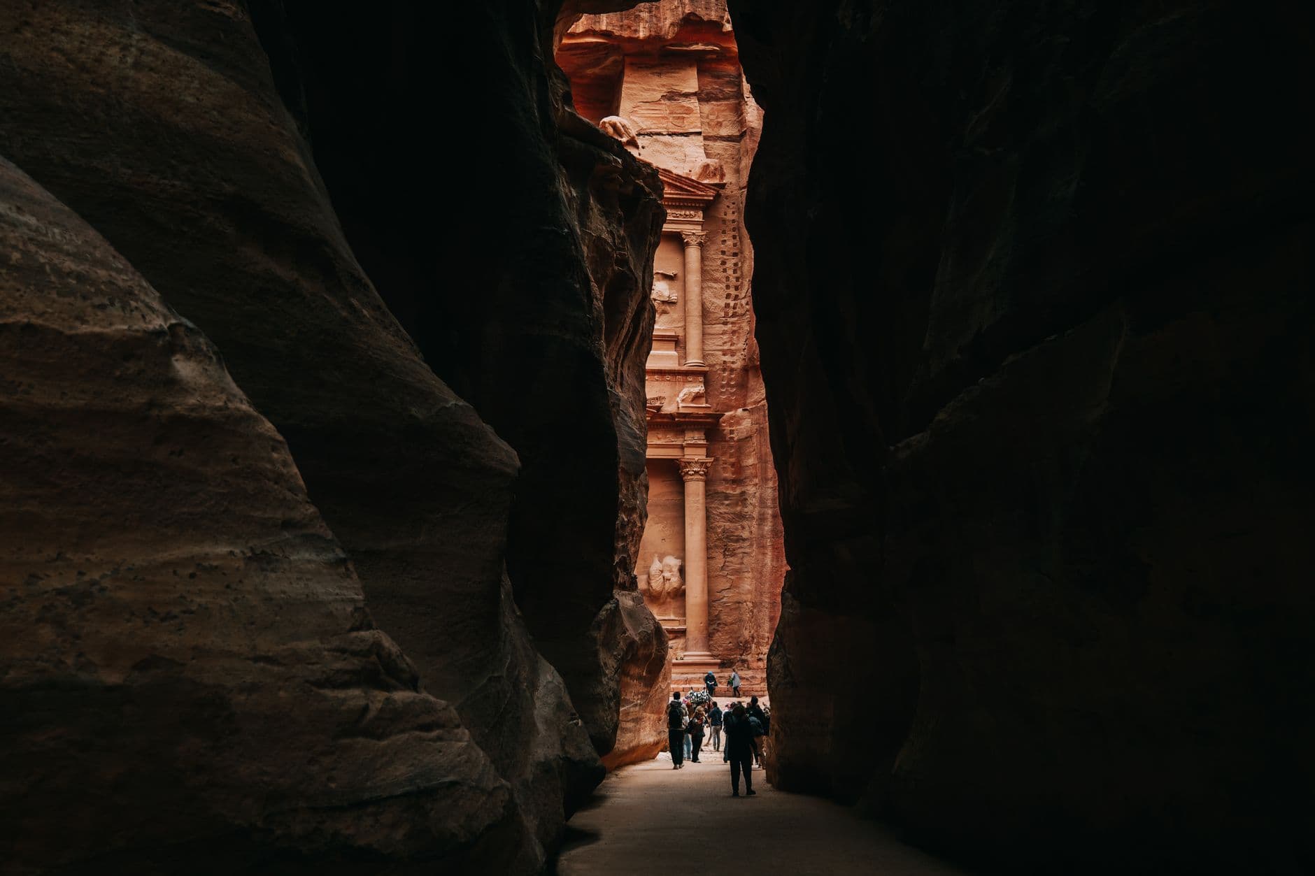 Petra by Night: Candlelight Through the Siq